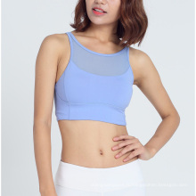 201 NOUVEAU COUPE HIGN MESH RUN RUN YOGA SPORT BRA TRAIN FIMSE FITNY Gym Exercice Soft Elastic High Support Crop Top